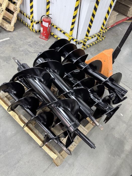 Шнек, витки шнека, спіраль шнека, сегменти шнека