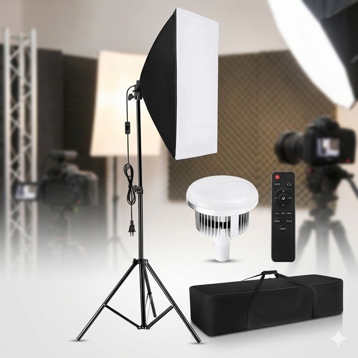 Светодиодный студийный софтбокс Andoer SBK-01+стойкая | Набор постоянн
