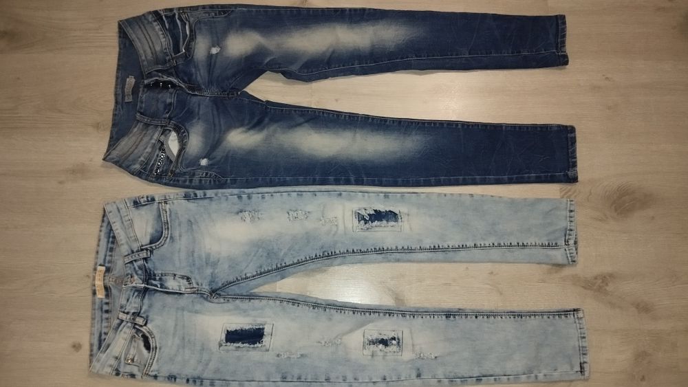 Spodnie jeansy, leginsy