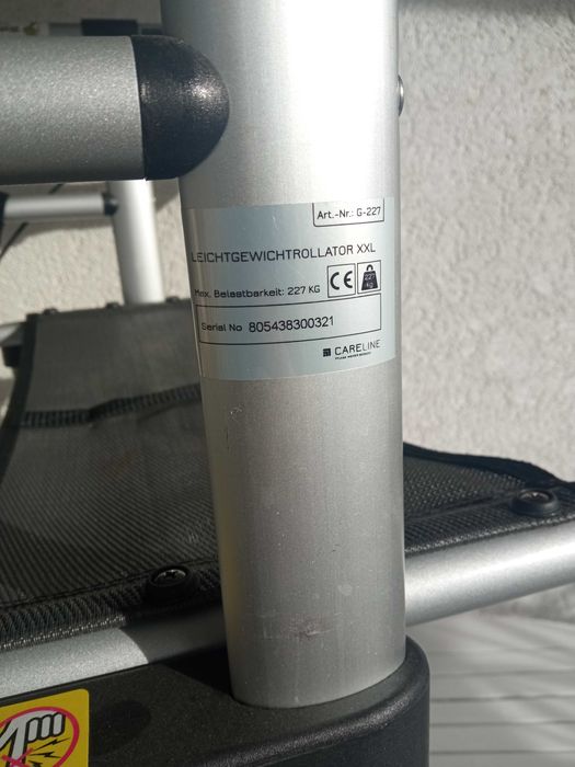 Bardzo duży balkonik chodzik rehabilitacyjny do 220 kg