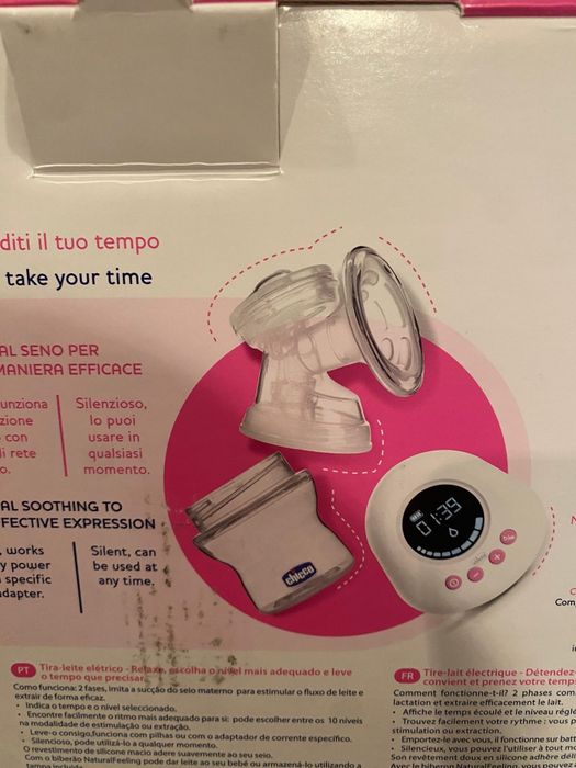 Bomba de tirar leite Chico elétrica