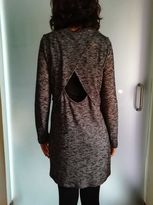 Vestido preto e branco da marca H&M - veste S ou 34