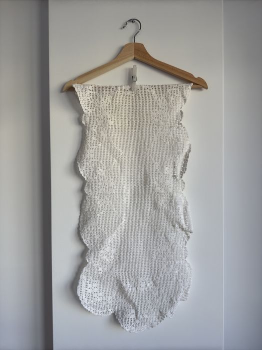 Pano de decoração em renda