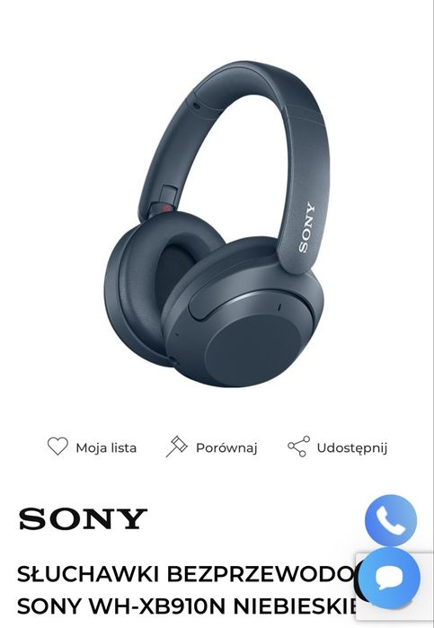 Sluchawki sony nowe