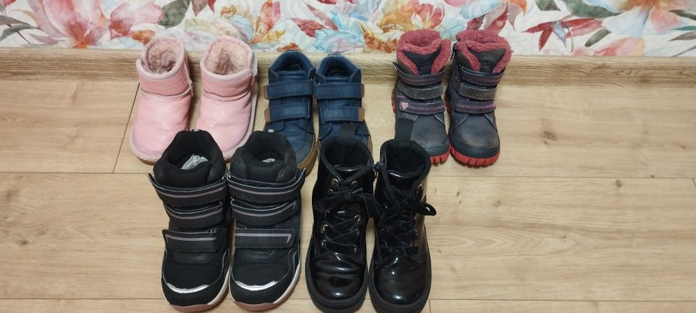 Зимові, осінні чобітки, взуття для дівчинки 25,27,28 розмір