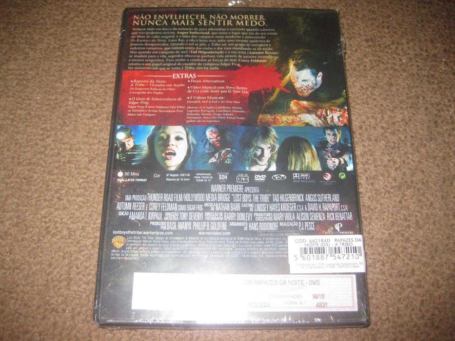 DVD "Os Rapazes da Noite: A Tribo" Selado/Raro!