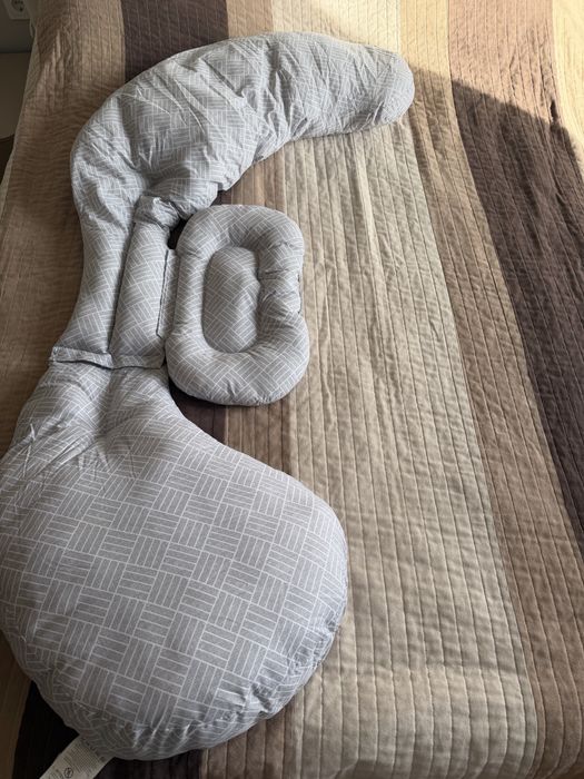 Подушка для вагітних Boppy Total Body сіра