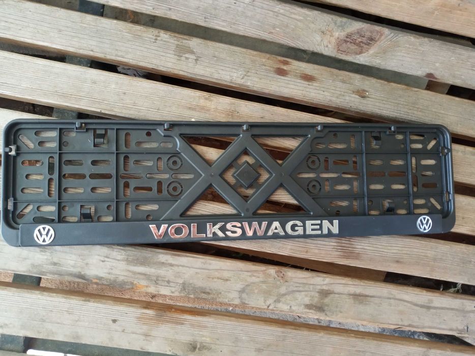 Номерні рамки VW хром, Рамка під номер Volkswagen BMW Opel Ford Mazda