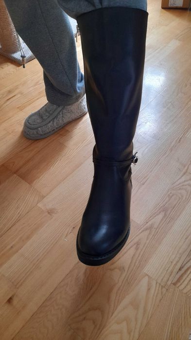 buty skórzane czarne 41/42