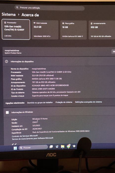 Pc gamer rtx 5060ti