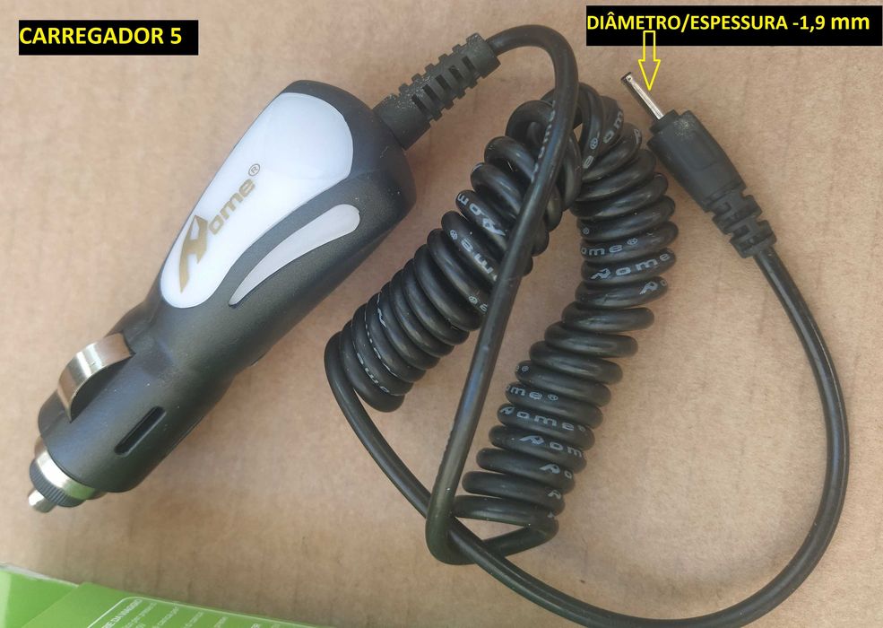 Carregadores – Isqueiro do Automóvel- Vários