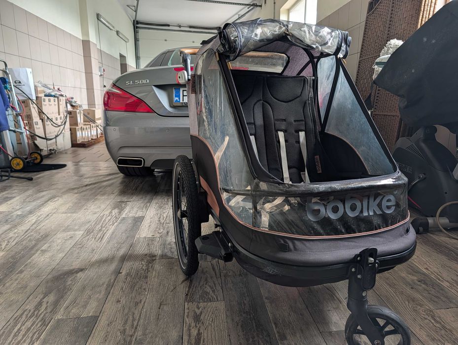 przyczepka rowerowa Bobike Moobe 2w1 | Grey