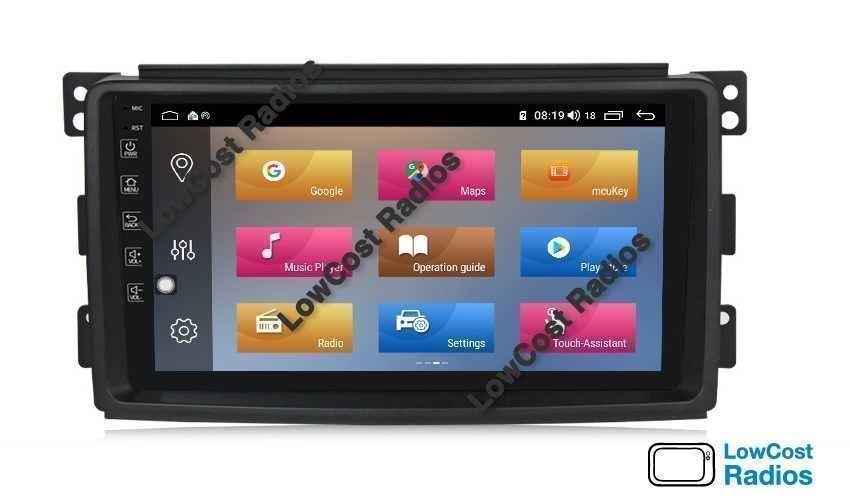 Auto Rádio 9' SMART 451 / W451 | GPS ANDROID Bluetooth USB APPS WIFI | CARPLAY • ANDROID AUTO
