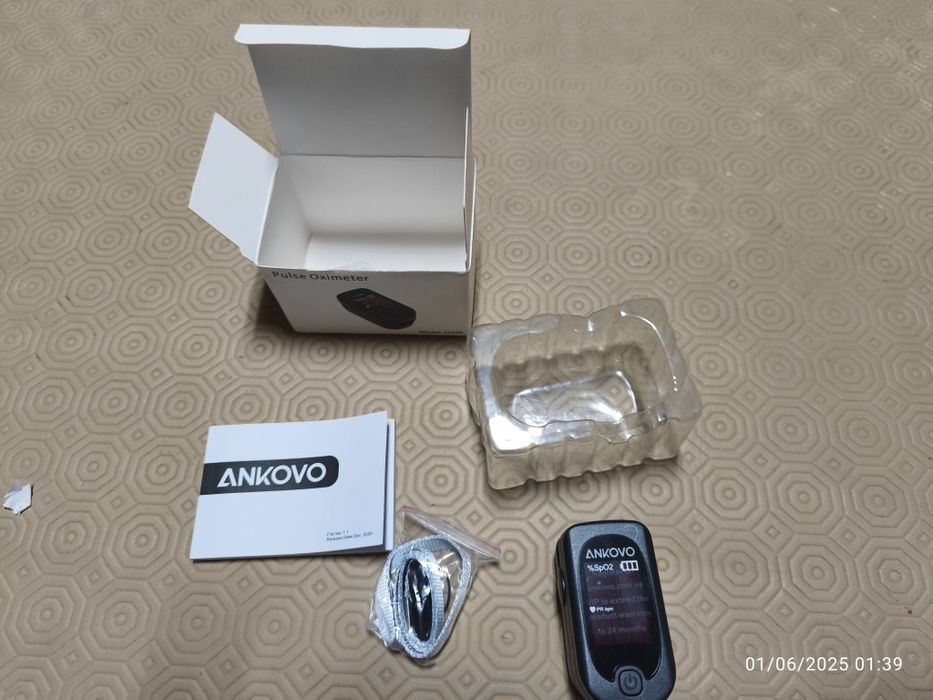 Oxímetro Portátil com Grande Display