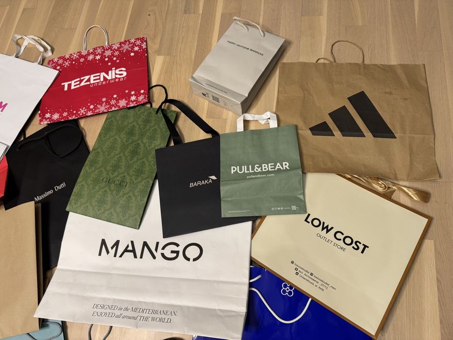 Брендовые пакеты gucci/цум/brocard/cher/adidas/mango/massimo/vs/baraka