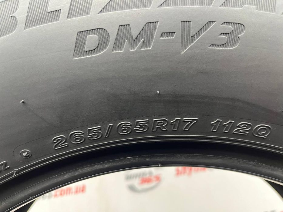265/65 r17 bridgestone blizzak dm-v3 8mm шини бу зима