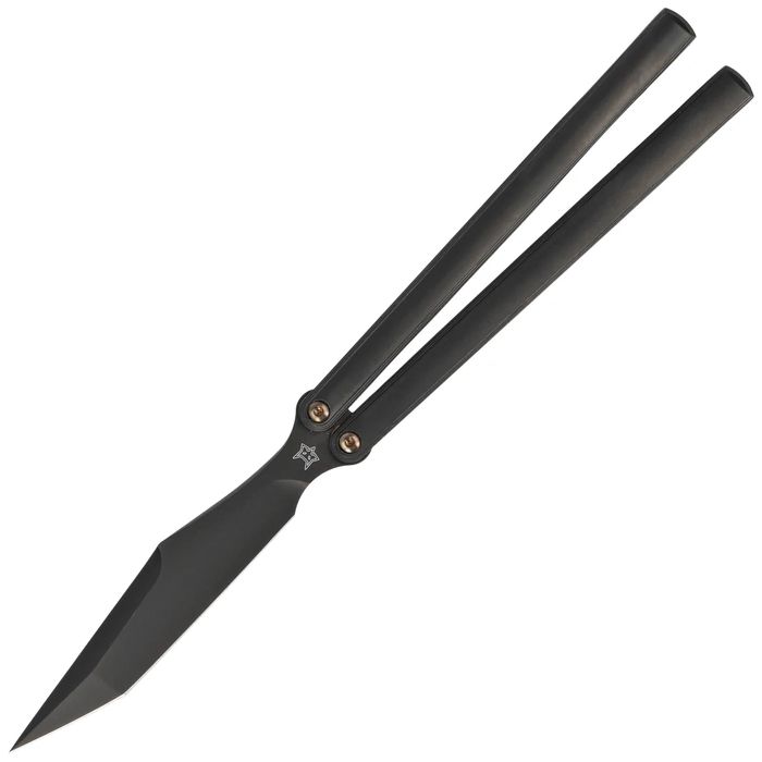 Nóż motylkowy Fox PHI Black PVD Titanium, Black PVD M390 (FX-570 TiB)