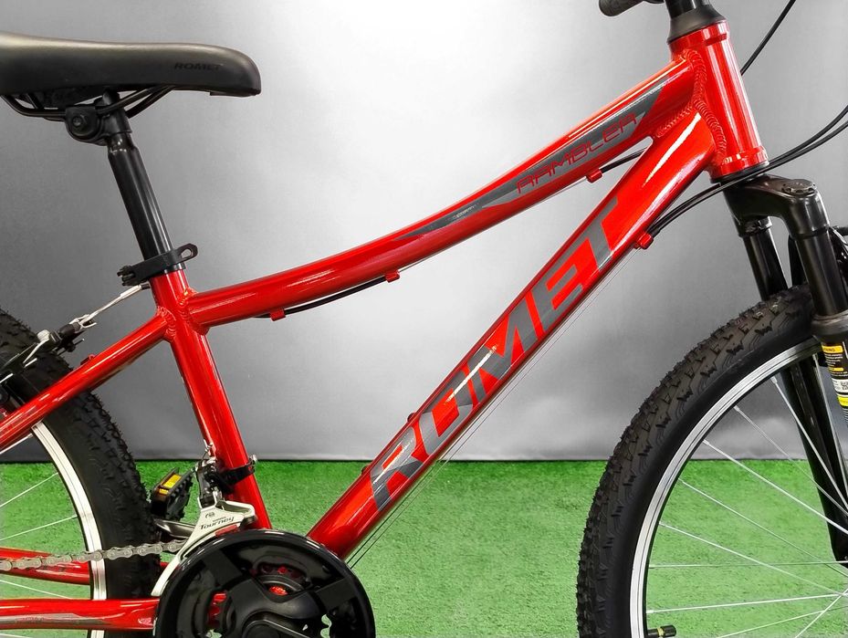 Dziecięcy Rower górski MTB24" 7 LAT+ Romet Rambler rama aluminium 13"