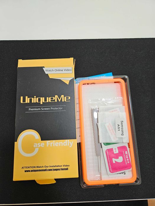 Película de vidro e protetor para Samsung Galaxy A51