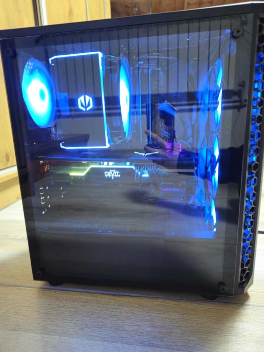 Komputer gamingowy – Ryzen 5 5500 GT + RX 5700 XT + 16GB RAM + Win 11