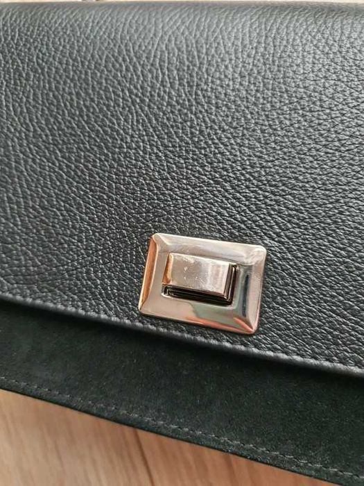 Torebka listonoszka skóra naturalna Ryłko