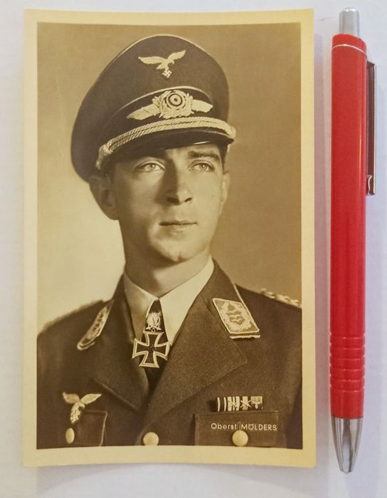 Militaria de Trincheira Foto postal Molders Luftwaffe