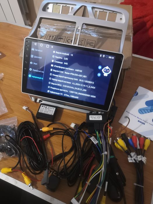 Штатная магнитола  Peugeot 307 2/64 carplay Android avto(2001-2013)