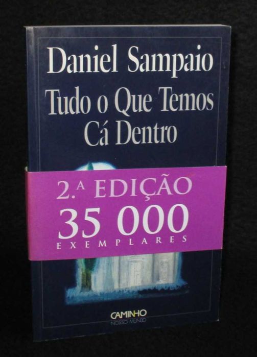 Livro Tudo o Que Temos Cá Dentro Daniel Sampaio