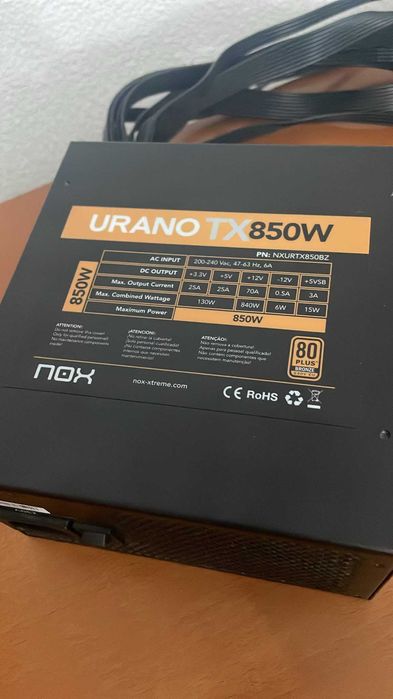 Fonte Alimentação PC NOX TX850