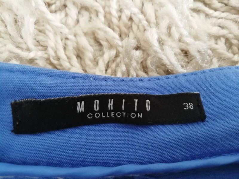 Spódnica MOHITO niebieska rozm. 38