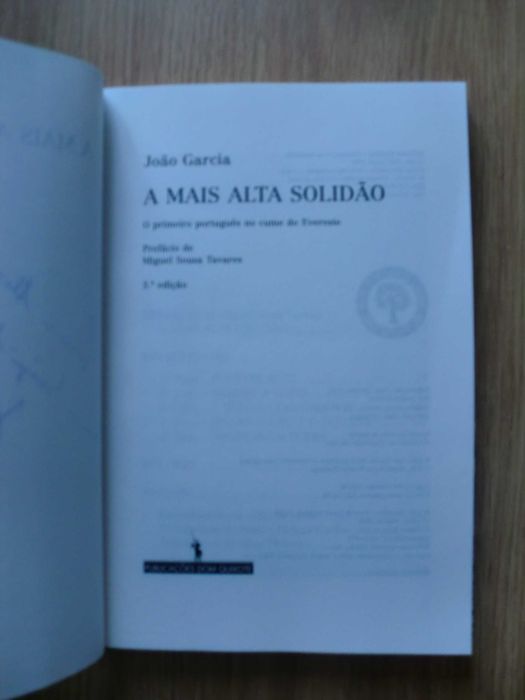 A Mais Alta Solidão de João Garcia