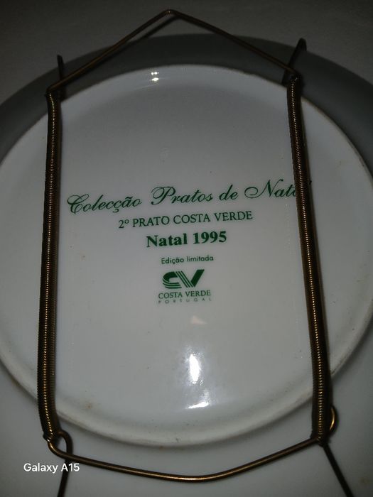 Pratos de Natal Edição Limitada 1995 , 2000 , 2001