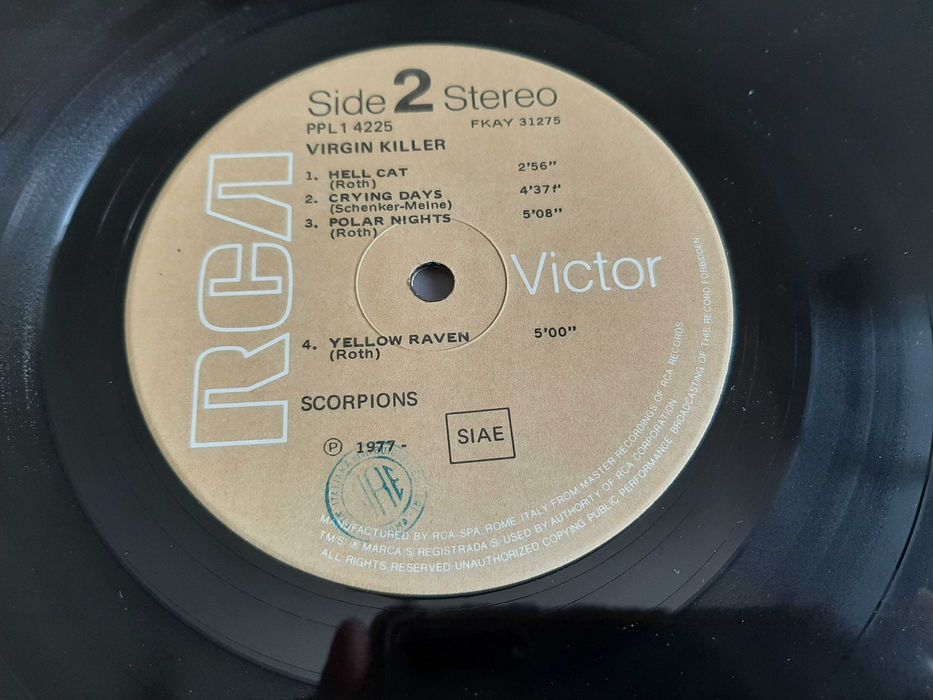 Scorpions - Virgin Killer - Itália - Vinil LP