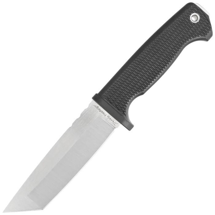 Nóż Demko FreeReign Tanto Black Rubberized, Satin AUS10A (FR-10A-TBL)