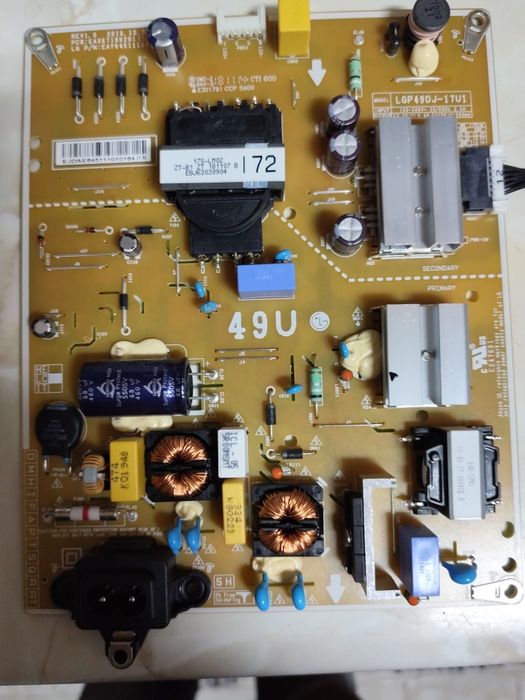 TV  LG 49UU661H.  peças