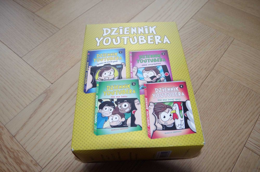 Dziennik Youtubera sezon 1,2,3,4 autor Marcus Emerson