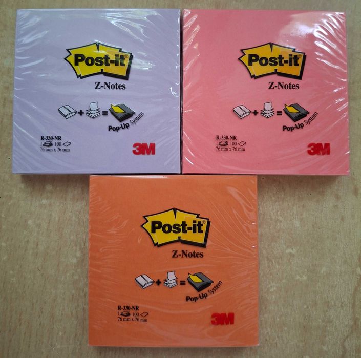 Post-it z-notes karteczki samoprzylepne