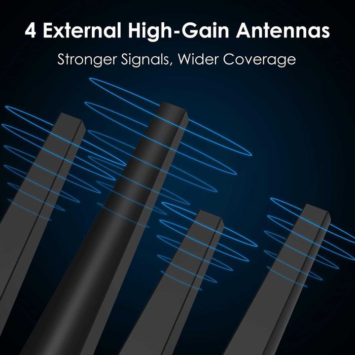 WAVLINK Ruter WiFi USB 3.0, bezprzewodowy adapter sieciowy