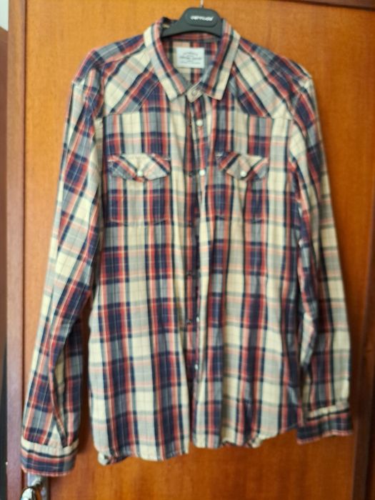 Camisa xadrez homem