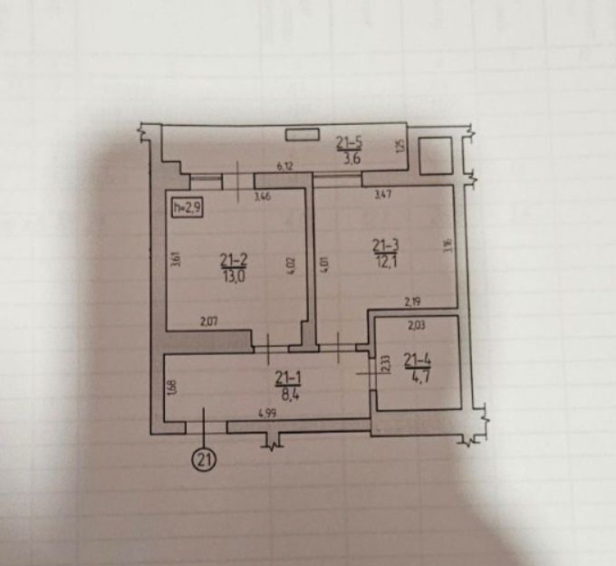 1-кімнатна квартира за адресою Петефі Шандора пл. (площа 43 м²) - Atlanta.ua - фото 2