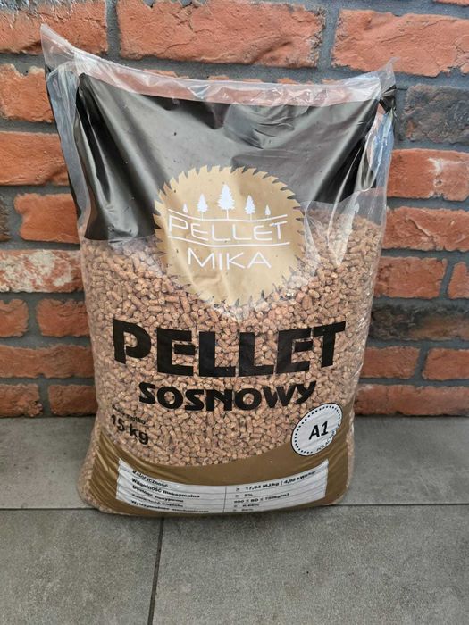 Pellet Mika sosnowy certyfikat A1 , transport windą Lava Olczyk Bizon