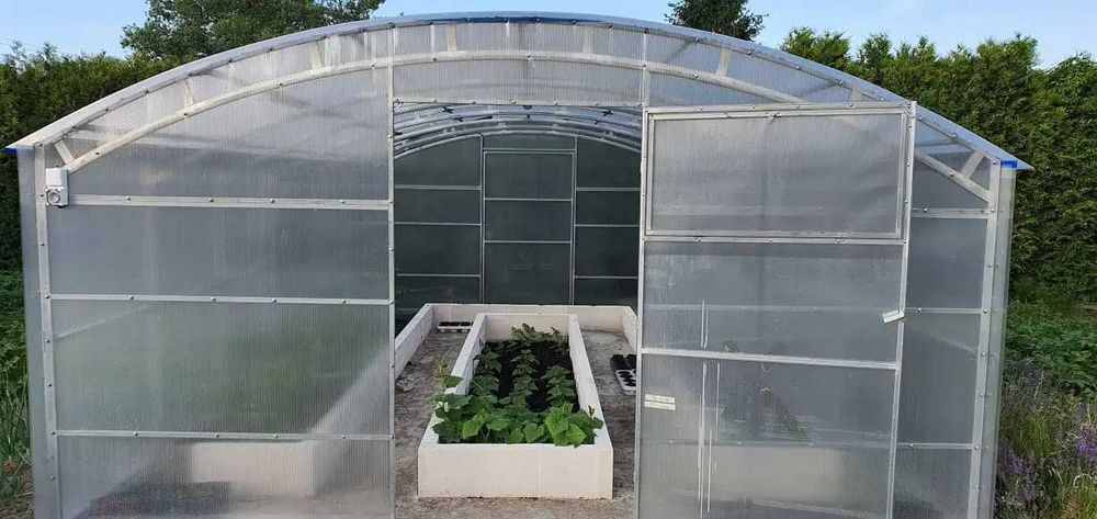 Szklarnia Ogrodowa 4m BOTANIC – Poliwęglan, Stal Ocynk, Całoroczna!