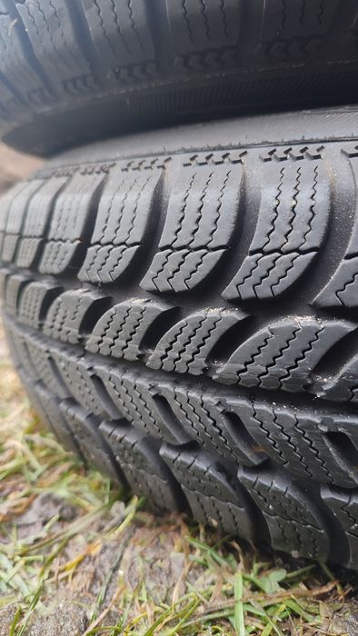 Opony + stalówki ×4 zimowe jak nowe 2020 Dębica 155/80r13 4 × 100