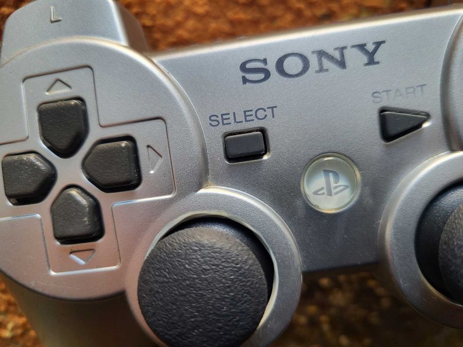 Oryginalny Pad PS3 Playstation 3 Sony Dualshock 3 Srebrny (Japoński)