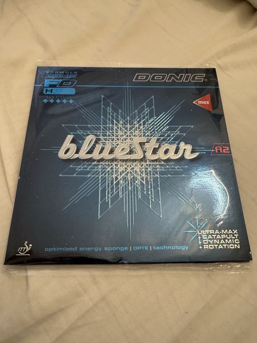 Okładzina czerwona Donic Bluestar a2 podkład max nowa