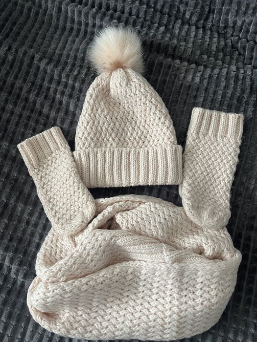 Шапка хомут рукавиці