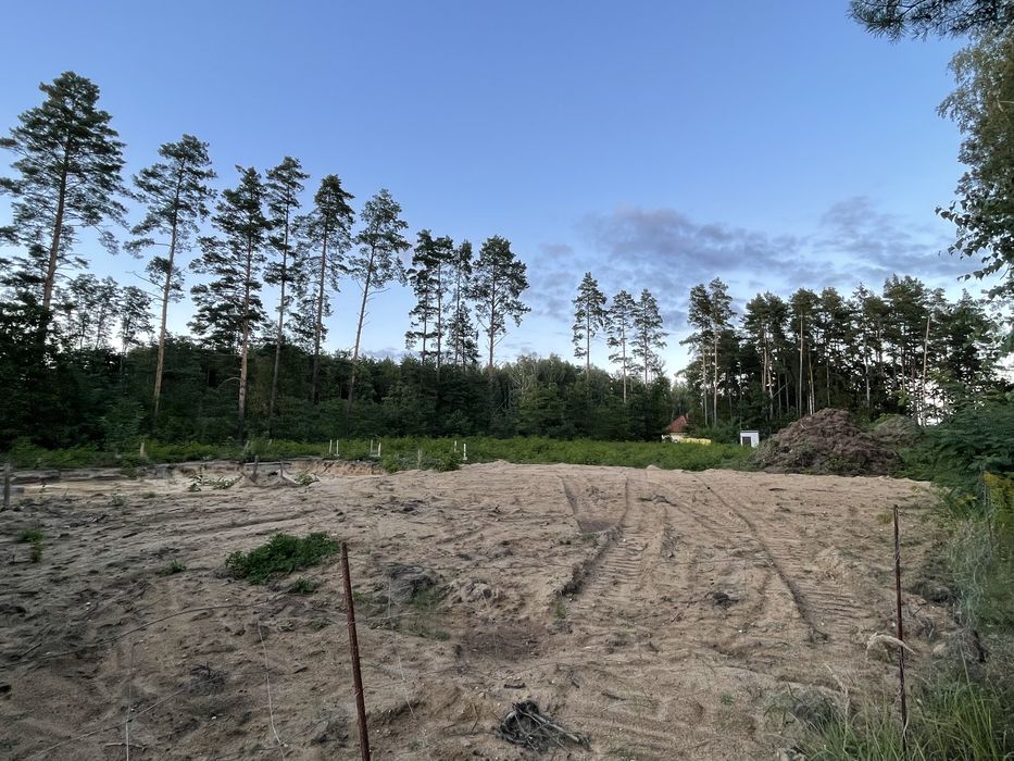 Działka budowlana w Naterkach z Warunkami (WZ) i Pozwoleniem na budowę