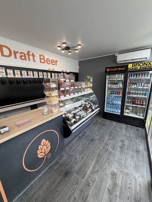 Продам готовий прибутковий бізнес – пивний магазин Draft Beer з терасою в дуже гарній локації