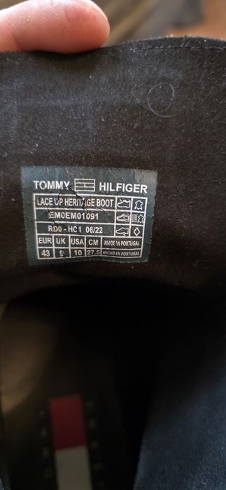 Tommy Jeans TJW Lace Up Leather Boot.