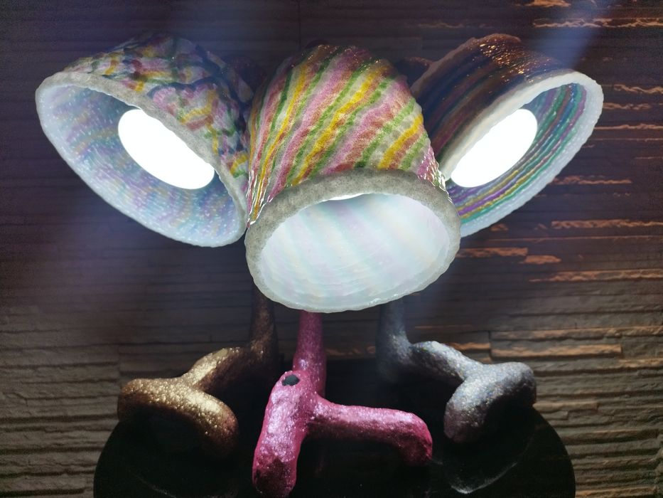 Lampa ręcznie robiona, zjawiskowa